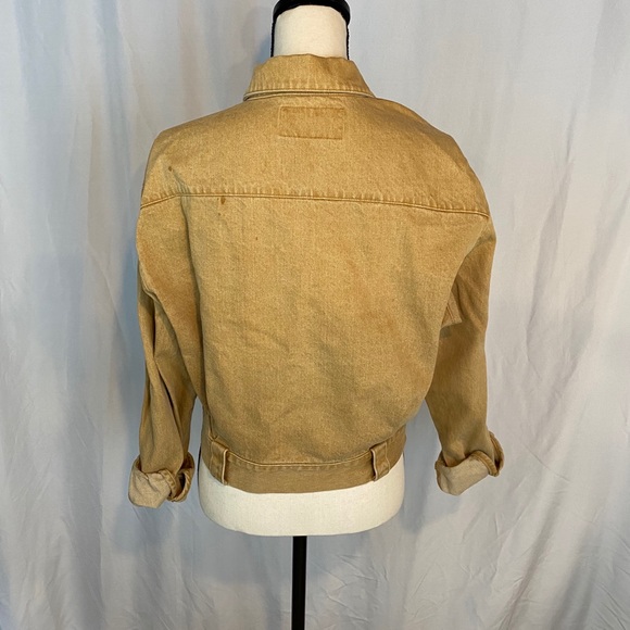 SOLD - 80s western tan jean jacket - Picture 5 of 6